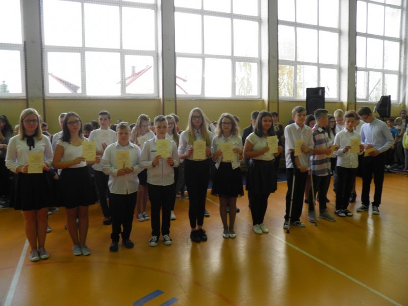 Ślubowanie kl I gimnazjum